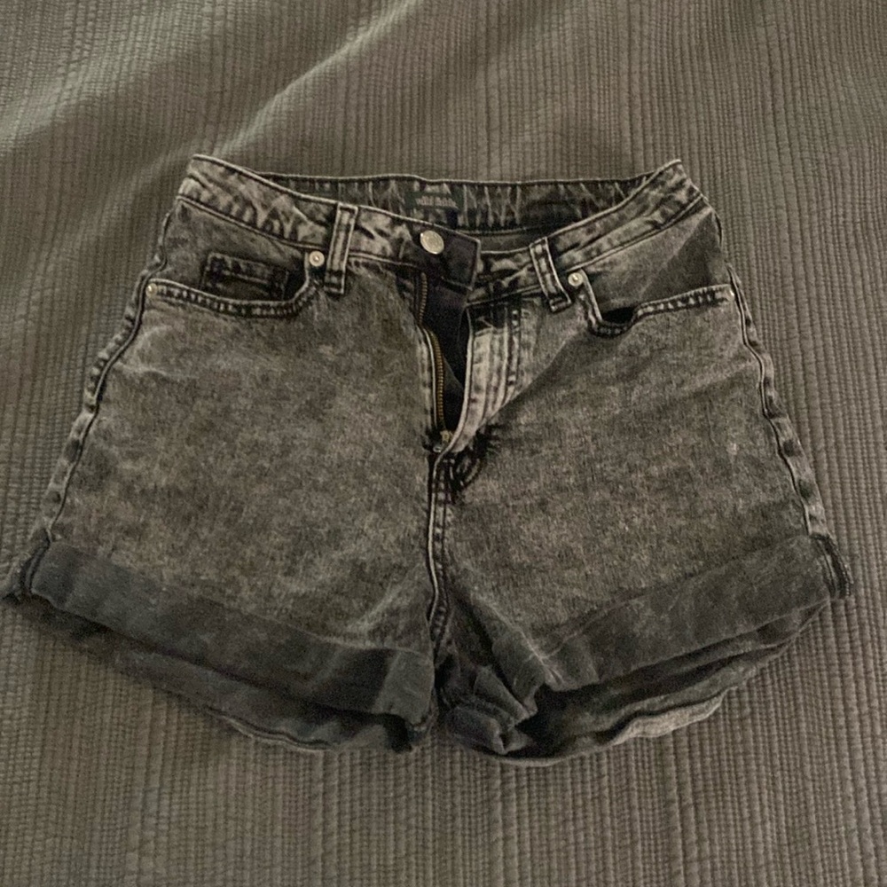 Washed up Black Jean shorts